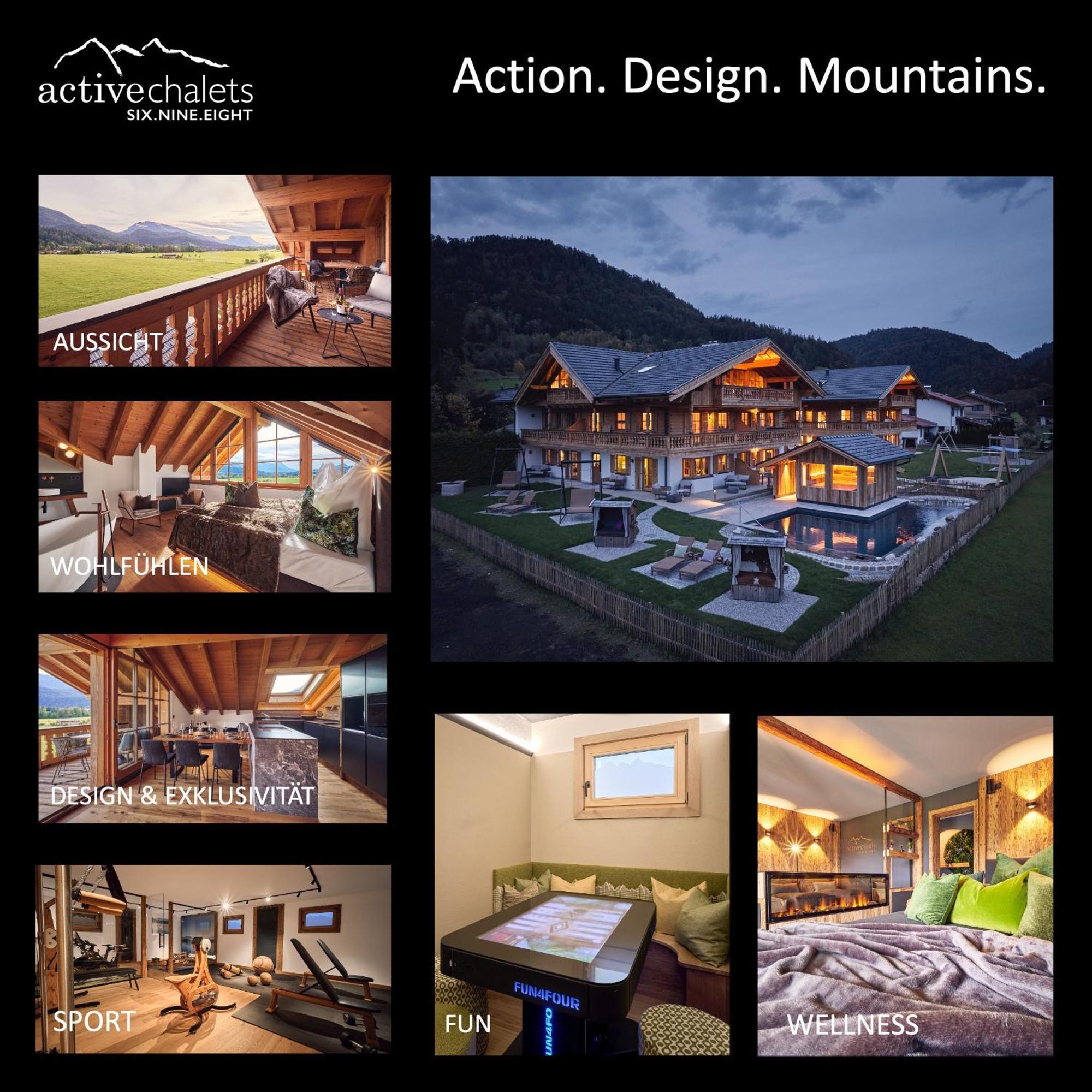 Activechalets Six.Nine.Eight Reit im Winkl Exteriér fotografie